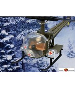 CHRISTMAS ORNAMENT MASH HELICOPTER BELL H13D ARMY AIR AMBULANCE NICE GIFT  - £35.82 GBP