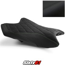 Kawasaki ZX6R Seat Cover 2019-2021 2022 Front Black Green Luimoto Tec-Grip Suede - £211.24 GBP