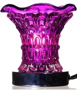 Purple  Flower oil / wax burner!! Free ship - £30.90 GBP