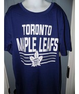 NHL Toronto Maple Leafs Blue Short Sleeve Shirt Size L (10/12) Youth NEW - €21,35 EUR