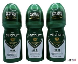 3 PACK Mitchum Advanced Control Anti- Perspirant &amp; Deodorant, Unscented, 3.4 oz - £15.81 GBP