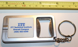 ITT Technical Institute Everett Washington Bottle Opener Key Chain Flashlight - £12.29 GBP