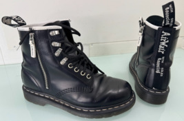 Dr. Martens 1460 Zipped HDW Boots Size Women&#39;s 8 Mens 7 Black Leather Y2... - $79.17