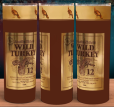 Wild Turkey 12 Year Kentucky Striaght Bourbon Whiskey Cup Mug Tumbler - £15.94 GBP