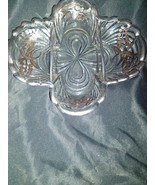 Three compartment silver overlay Lilly of the Valley relish dish - $492.14 MXN