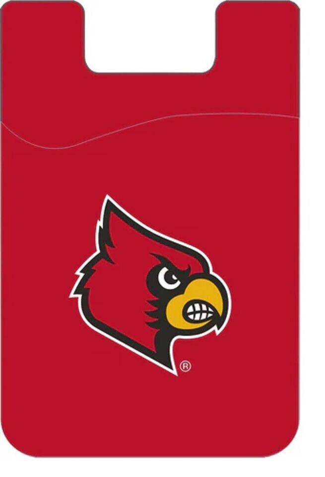 Desden Louisville Cardinals Solid Cell Phone Card Holder or Wallet