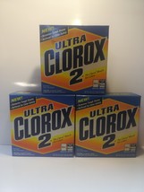 Vintage Lot of Three Boxes Ultra Clorox 2 Bleach for Colors 30.3 Oz Each  - $79.99