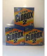 Vintage Lot of Three Boxes Ultra Clorox 2 Bleach for Colors 30.3 Oz Each  - $79.99