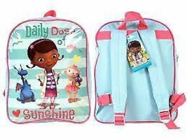 Doc Mcstuffins Sunny Days Backpack School Bag Mc Stuffin Pink Rucksack - £9.93 GBP