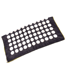 ECHO 100% Silk Black &amp; White Polk a Dot Scarf With Gold Trim Small pin hole show - £8.04 GBP