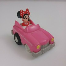 Vintage 1988 Disney Minnie Mouse Pull Back Car Collectible McDonald&#39;s Toy - £3.09 GBP