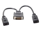 Cablecc DMS-59Pin Male to Dual HDMI 1.4 HDTV Female Splitter Extension C... - £22.18 GBP