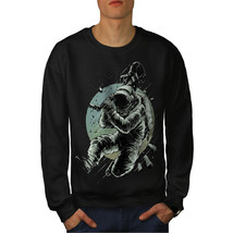 Wellcoda Astronaut Guitar Space Space Mens Sweatshirt - $34.80+