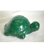 Green Ceramic Turtle Animal Figurine Display - $12.86