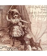 Our Brigand Girl Pirate Poem 1892 Victorian Art Woodcut Printing Ephemer... - €30,02 EUR