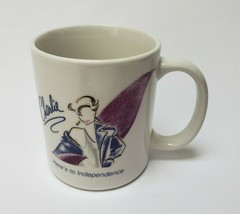 Charlie Revlon Coffee Mug Logo Here&#39;s to Independence 1993 - £23.35 GBP