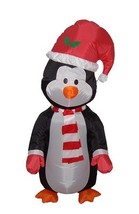 4 Foot Tall Christmas Inflatable Penguin Yard Outdoor Garden Party Decor... - $491.73 MXN
