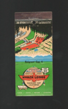 1940s Nyack Lodge Emigrant Gap California Donner Trail Vintage Matchbook Cover - £5.13 GBP