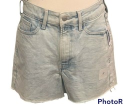 Old Navy Womens High Waisted Cut Off Jean O.G. Shorts Size 8 Exposed Pocket   - £8.44 GBP