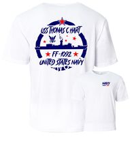 USS THOMAS C HART  Performance T-Shirt.  US NAVY - $22.95+