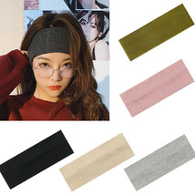 Solid Color Knitted Hair Band Men&#39;s And Women&#39;s Yoga Sports Sweat-absorbent Head - £6.54 GBP