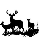 Picniva Black 18&#39;&#39; X 25&#39;&#39; Buck Deer DOE Hunting Vinyl Wall Decals Quotes... - €13,78 EUR