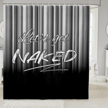 Kids Shower Curtain 72&quot;x72&quot; White Strip Lines - $984.72 MXN