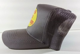Bass Pro Shops Trucker Hat Cap Grey Mesh Adjustable Snap Back Fishing Outdoor - £13.44 GBP