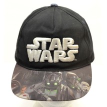 Star Wars Teen Baseball Cap Hat Style Hook Loop Snap Embroidery and Print - $12.84