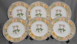 1996 Set (6) Wedgwood Home Garden Maze Pattern Salad Plates Made In England - £38.93 GBP