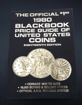 Official 1980 Blackbook Price Guide of United States Coin Book 18th Edition - $183.75 MXN
