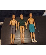 Mattel Barbie Ken Bundle Fashionista Ken 2010 - 2016 Boy 3 Dolls  - $26.81 CAD
