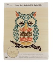 Dimensions Yarn Art Kit String Art on Wood Owl Design 10 X 14 NEW - £9.56 GBP