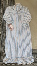 Vintage PILLOW SOFT Nightgown Size Medium 100% Cotton FLORAL New With Ta... - £44.13 GBP