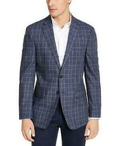 Calvin Klein Mens Slim-Fit Plaid Wool Sport Coat, Size 44Short - $149.99