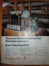 Canadian Club Christmas Packages Print Magazine Advertisement 1964 - £4.77 GBP