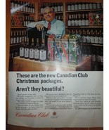 Canadian Club Christmas Packages Print Magazine Advertisement 1964 - $8.21 CAD