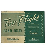 Top Flight Band Folio C Flute Sheet Music by G.E. Holmes Vtg 1940 Rubank... - €8,08 EUR