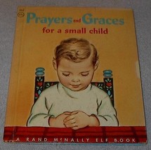 Prayers and Graces for a Small Child Rand McNally Elf Book 1955 - £4.75 GBP