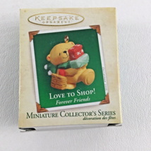 Hallmark Keepsake Miniature Ornament #2 Forever Friends Love To Shop Vintage New - $15.95