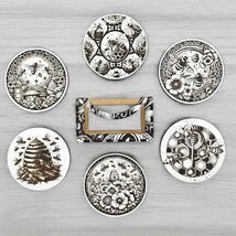 Bee Coaster Set: Handmade Wooden Honeycomb Coasters with Storage Box - $30.00