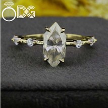 3 Carat Hexagon Cut Moissanite Diamond Engagement Ring in 925 Sterling S... - $4,170.00 MXN