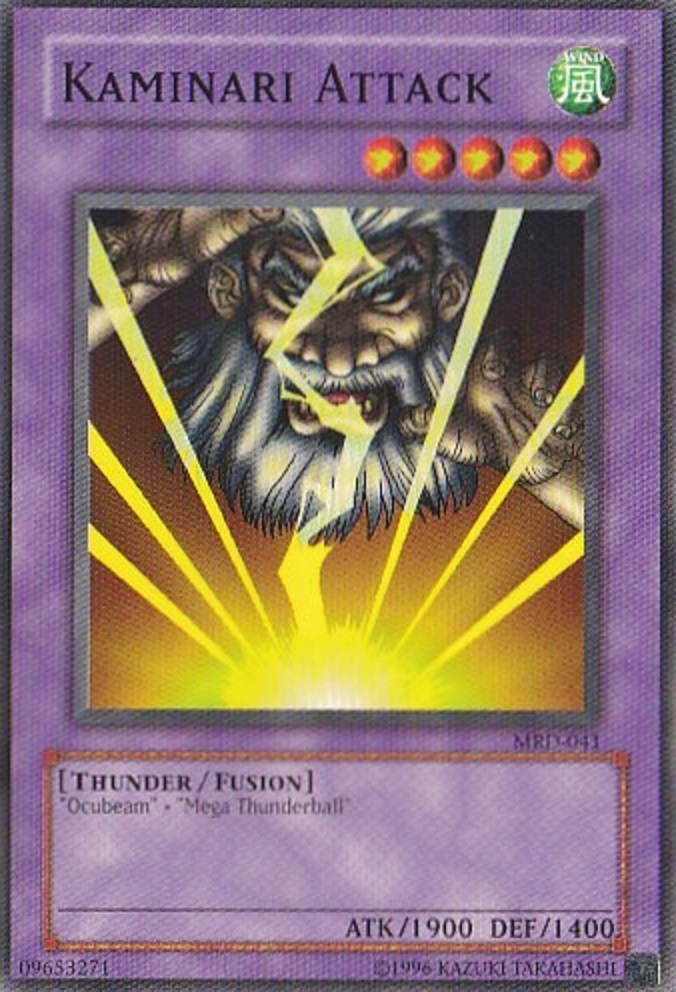 Yugioh - Konami - Yu-Gi-Uh! - Kaminari Attack - MRD-041 - Trading Card - $1.97 Yugioh - Konami - Yu-Gi-Uh! - Kaminari Attack - MRD-041 - Trading Card - $1.97