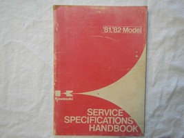 1981 1982 Kawasaki Service specifications manual 50 100 125 250 200 650 ... - $17.32