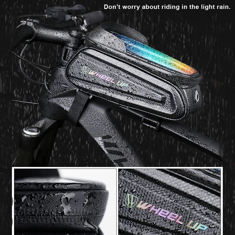 Sporting Rainproof Bike Bag Bicycle  Front Cell Phone holder with Touchscreen  T - £29.14 GBP