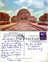 Illinois Chicago Adler Planetarium Lake Michigan Posted 1951 to NJ VTG Postcard - £7.51 GBP