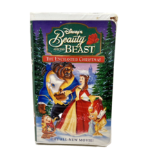 Vintage Disneys Beauty and the Beast The Enchanted Christmas VHS Video Tape - £4.44 GBP