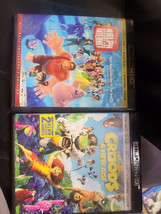 Set Of 2 The Croods: A New Age + Ralph Breaks The Internet (4K Hd) No Digital - £11.67 GBP