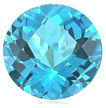 SWISS BLUE TOPAZ ROUND CUT LIGHT BLUE BRAZIL GEM GENUINE NATURAL CALIBRA... - €5,15 EUR