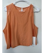 Lululemon Sculpt Tank Cropped Shirt Top In Golden Apricot GOAP Size 14 - $44.99